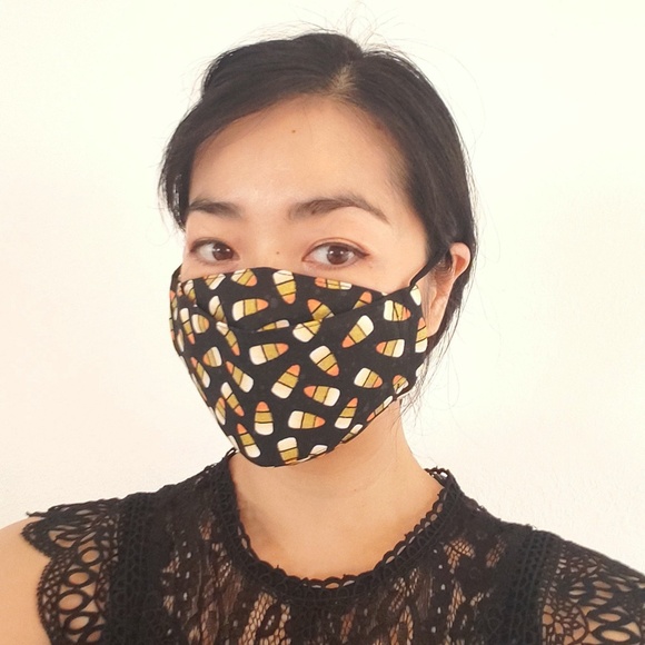 NEW! Thanksgiving Turkey Face Masks Halloween Pumpkins Fall Autumn Face Mask - Picture 15 of 16